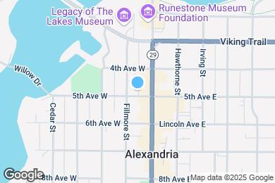 Map image of the property - 115 5th Ave W