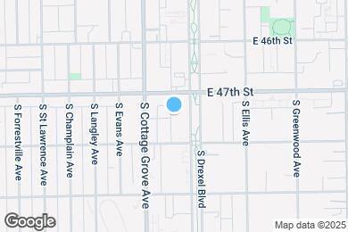 Map image of the property - 4720 S Drexel Blvd