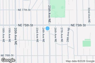 Map image of the property - 7407 25th Ave NE