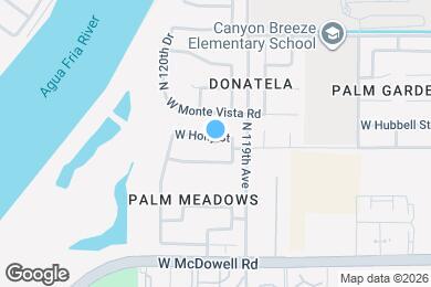 Map image of the property - 11967 W Holly St