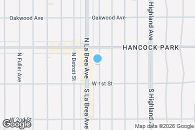 Map image of the property - 145 N Sycamore Ave