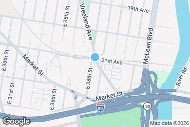 Map image of the property - 545 E 38th St