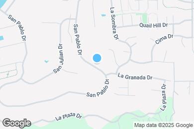 Map image of the property - 1169 San Pablo Dr