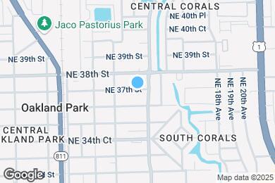 Map image of the property - 1567 NE 37th St