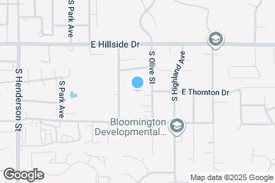 Map image of the property - 1631 S Huntington Dr