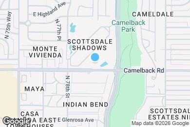 Map image of the property - 7910 E Camelback Rd