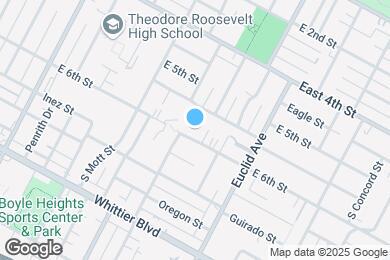 Map image of the property - 2813 E 6th St