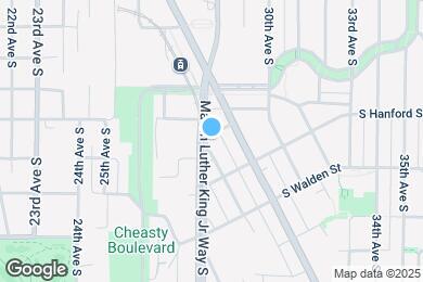 Map image of the property - 2801 S Hanford St