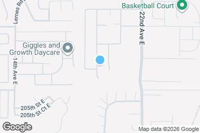 Map image of the property - 20303 19th Ave E