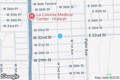 Map image of the property - 3165 W 2nd Ave