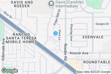 Map image of the property - 110 Page Mill Dr