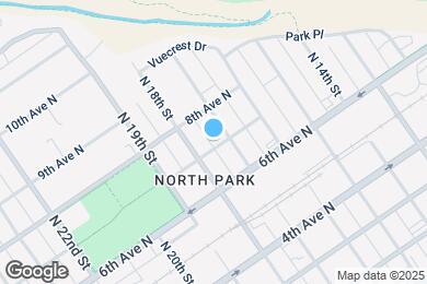Map image of the property - 1709 7th Ave N