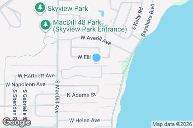 Map image of the property - 2927 Bayshore Pointe Dr