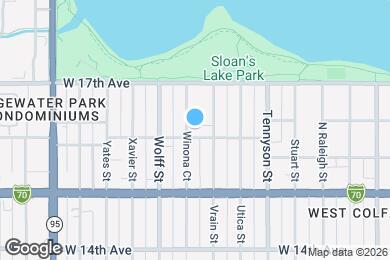 Map image of the property - 1600 Winona Ct