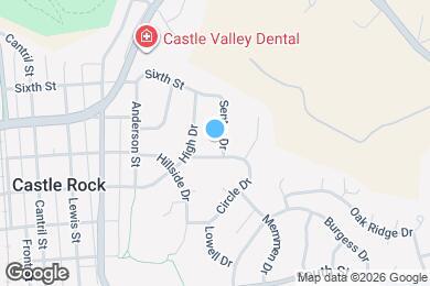 Map image of the property - 421 Senter Dr