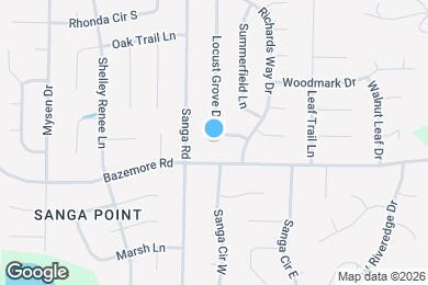Map image of the property - 405 Locust Grove Dr