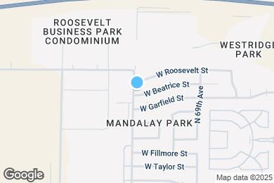 Map image of the property - 7040 W Beatrice St
