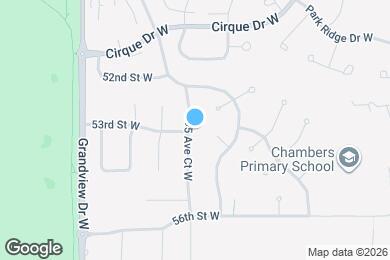 Map image of the property - 5303 95 Ave Ct W