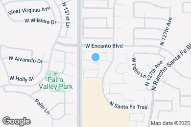 Map image of the property - 12909 W Monte Vista Rd