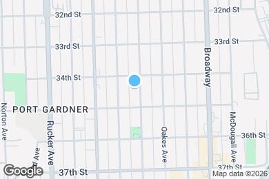 Map image of the property - 3416 Rockefeller Ave