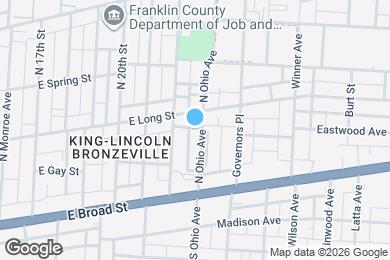 Map image of the property - 93 N Ohio Ave