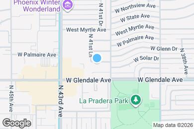 Map image of the property - 4127 W Solar Dr