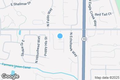 Map image of the property - 2516 E Alpomado Ct