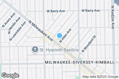 Map image of the property - 2914 N Allen Ave