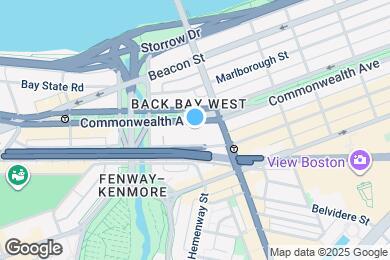 Map image of the property - 382 Commonwealth Ave