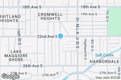 Map image of the property - 2222 10th St S