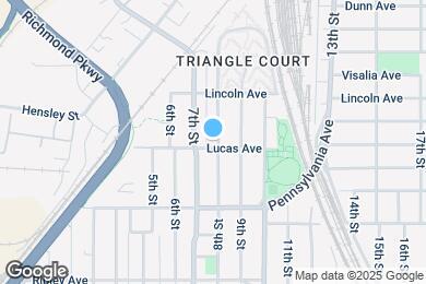 Map image of the property - 731 Lucas Ave