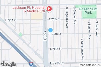 Map image of the property - 1617 E 77th St