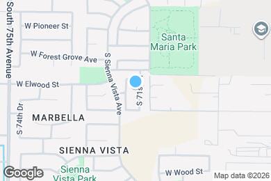 Map image of the property - 3624 S 71st Dr
