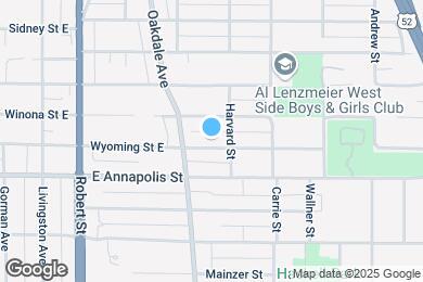 Map image of the property - 245 Wyoming St E