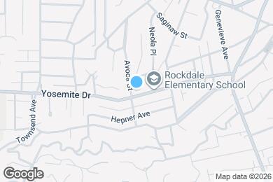 Map image of the property - 1361 Yosemite Dr