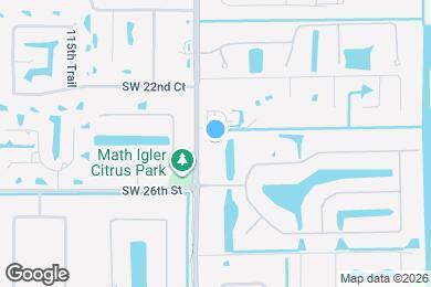 Map image of the property - 2400 SW 112th Ave