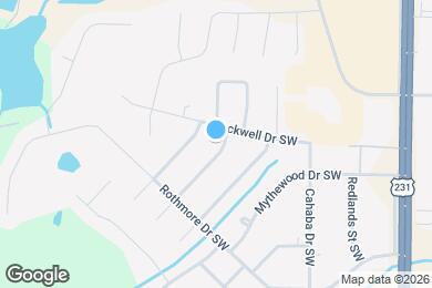 Map image of the property - 2102 Chadburn Dr SW