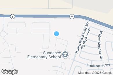 Map image of the property - 3892 Hernandez St SW
