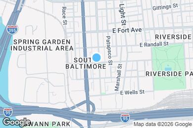 Map image of the property - 1700 S Charles St
