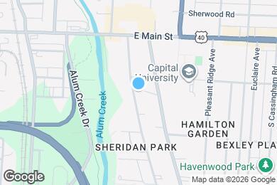 Map image of the property - 672 Sheridan Ave