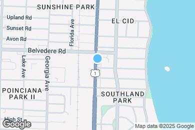 Map image of the property - 2730 S Dixie Hwy