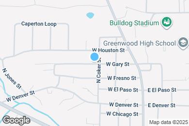 Map image of the property - 220 W Gary St