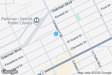 Map image of the property - 2636 Pasadena St