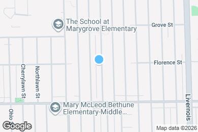 Map image of the property - 16261 Tuller St