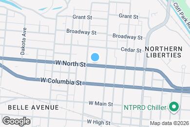 Map image of the property - 724 W North St