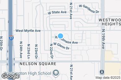 Map image of the property - 2133 W Palmaire Ave