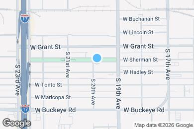 Map image of the property - 1941 W Sherman St