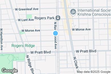 Map image of the property - 6910 N Ravenswood Ave