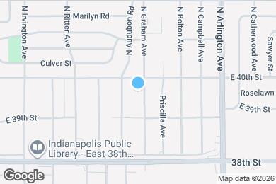 Map image of the property - 3940 N Graham Ave