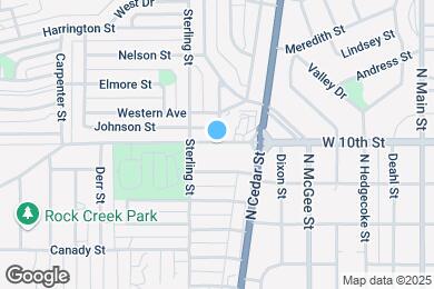Map image of the property - 803 W 10th St
